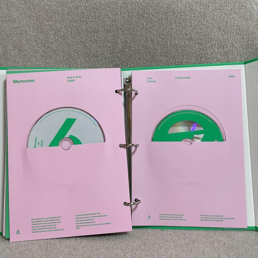 ｟美品｠BTS MEMORIES 2020 DVD 日本語字幕付き テテ
