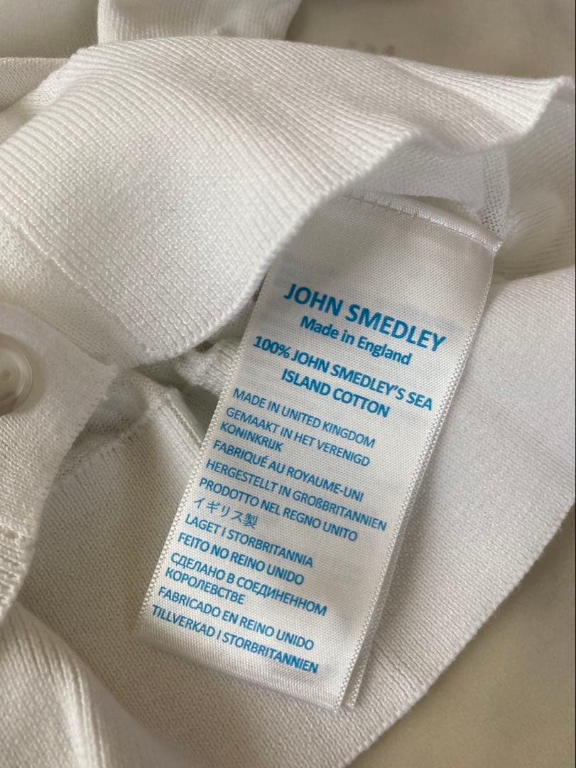 【新品未使用】JOHN SMEDLEY ノースリーブニットポロシャツ