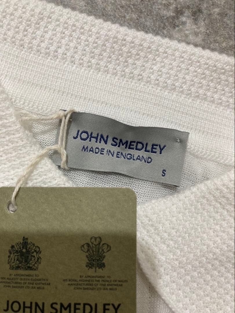 【新品未使用】JOHN SMEDLEY ノースリーブニットポロシャツ