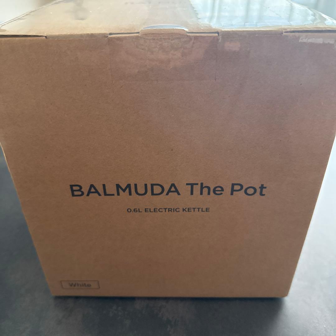 24時までセール:BALMUDA The Pot ホワイト 0.6L 電気ケトル