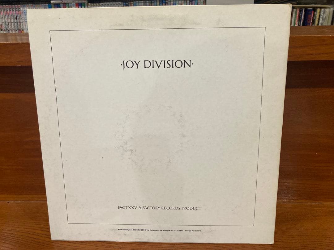 JOY DIVISION ジョイ ディヴィジョン CLOSER LP イタリア盤