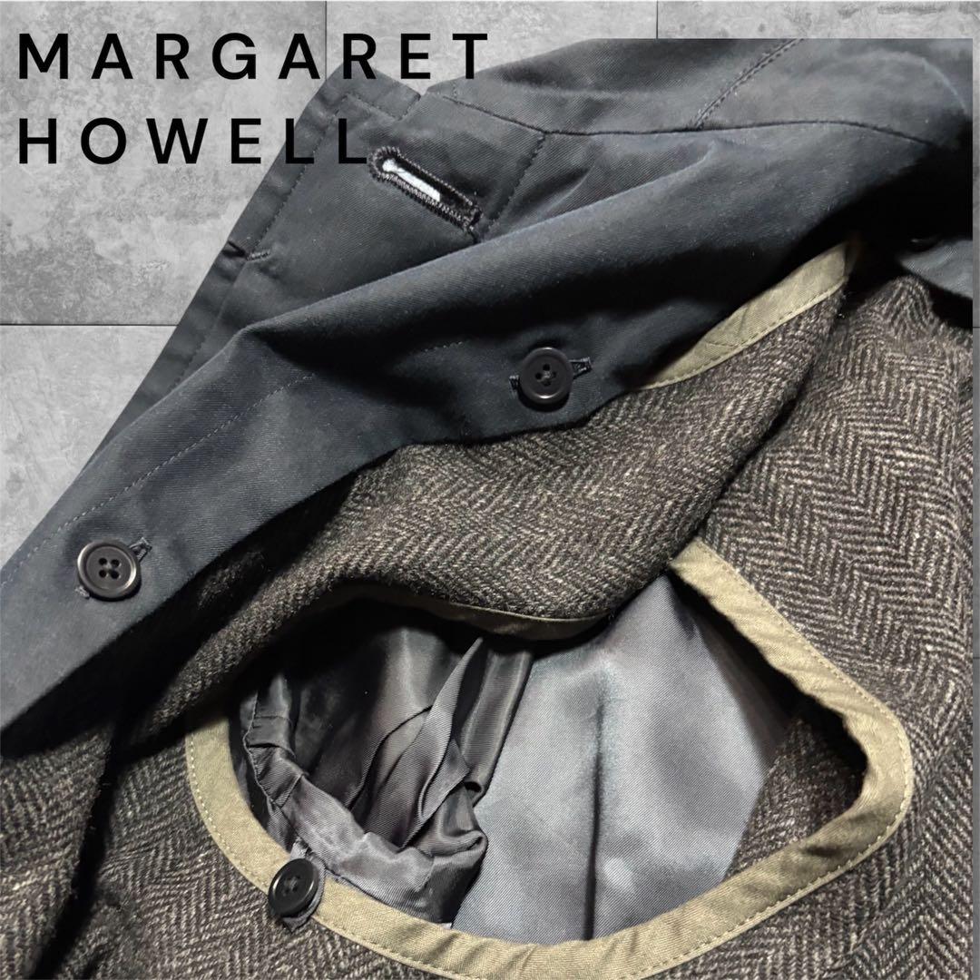 極美品 MARGARET HOWELL ウールライナー付き トレンチ コート