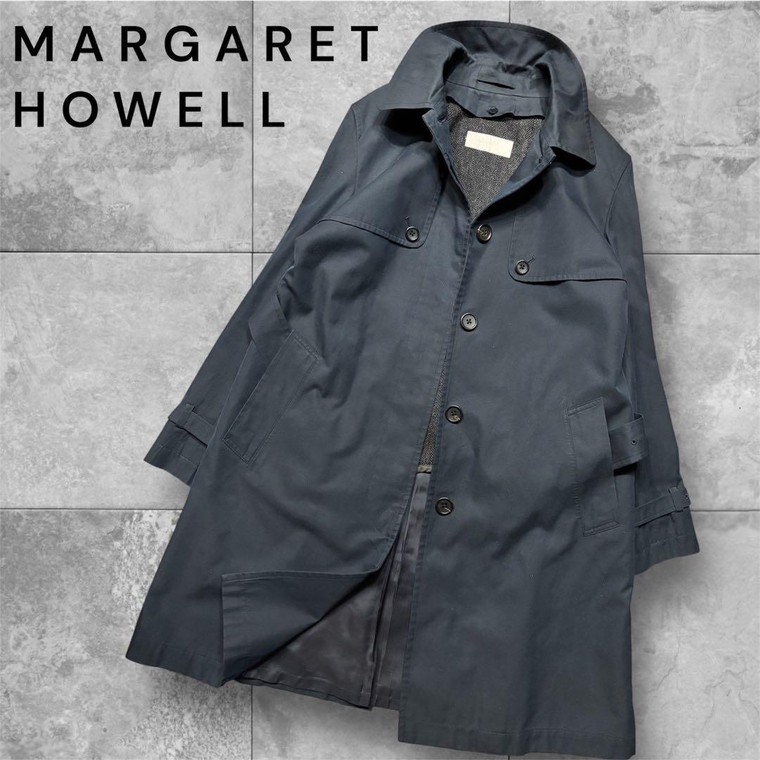 極美品 MARGARET HOWELL ウールライナー付き トレンチ コート