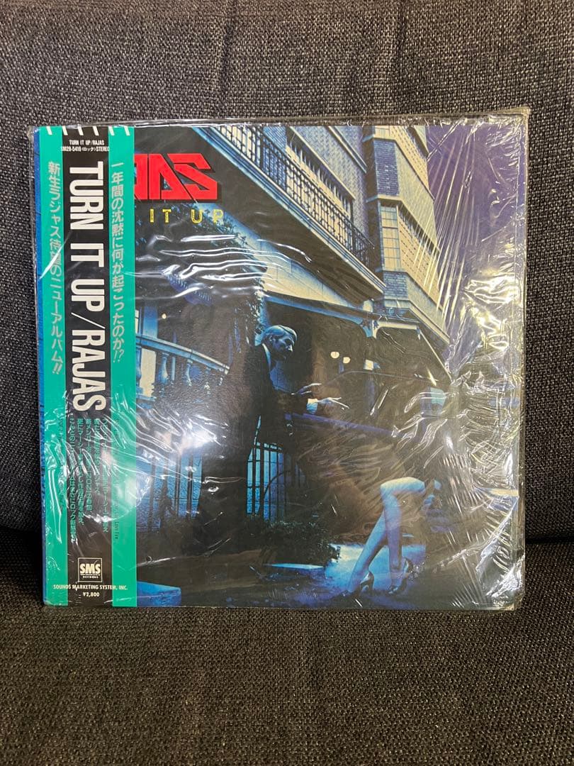 RAJAS TURN IT UP 帯付き 美品 邦楽ロック LPレコード 邦楽