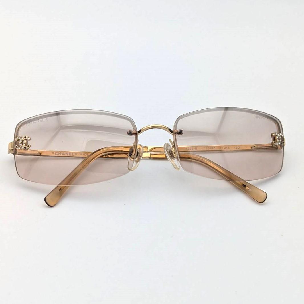 ❤️ CHANEL 4093-B リムレス サングラス ココマーク　シャネル