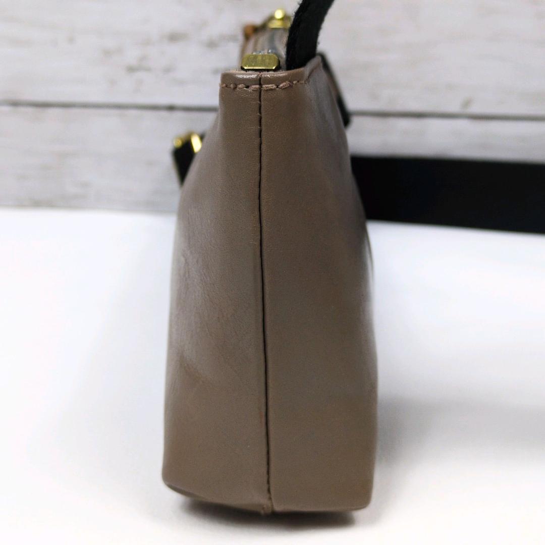 希少 ロゴベルト イルビゾンテ ボディバッグ ショルダーバッグ グレージュ