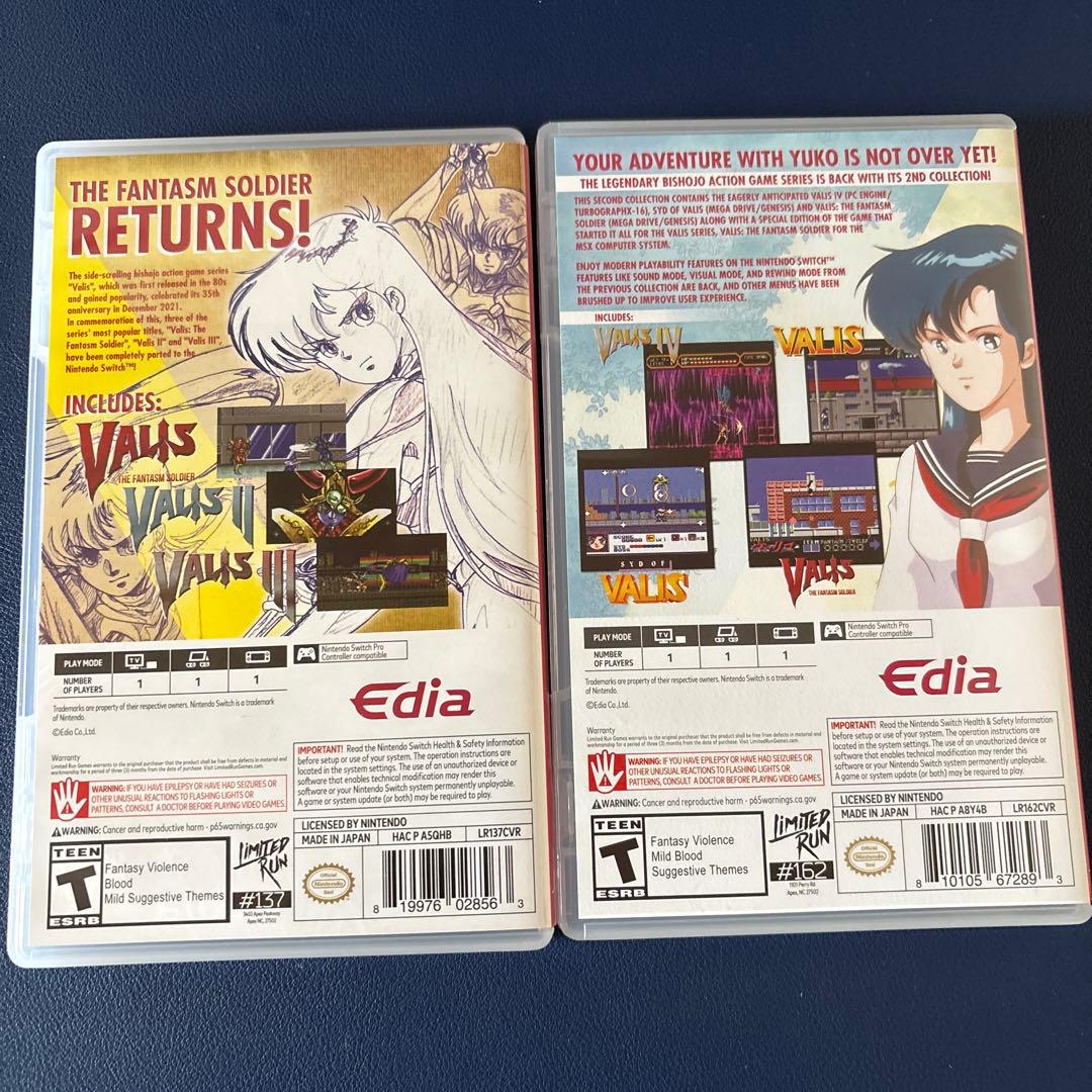 Nintendo Switch Valis: The Fantasm Soldier Col. I&II LRG