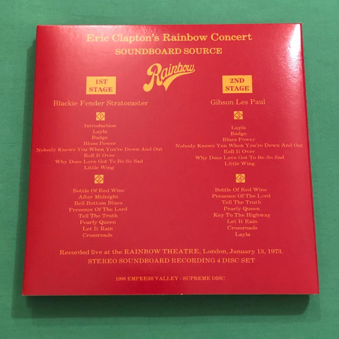 8CD Eric Clapton Rainbow Concert 限定BOX