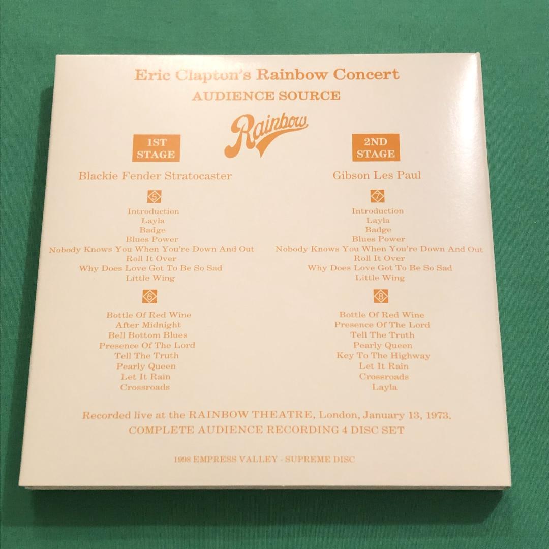 8CD Eric Clapton Rainbow Concert 限定BOX