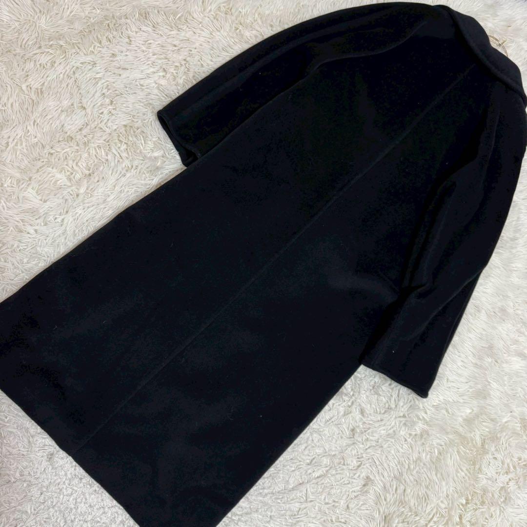 MaxMara ロングコート ブラック 42 キレイめ オフィス 上品 大人