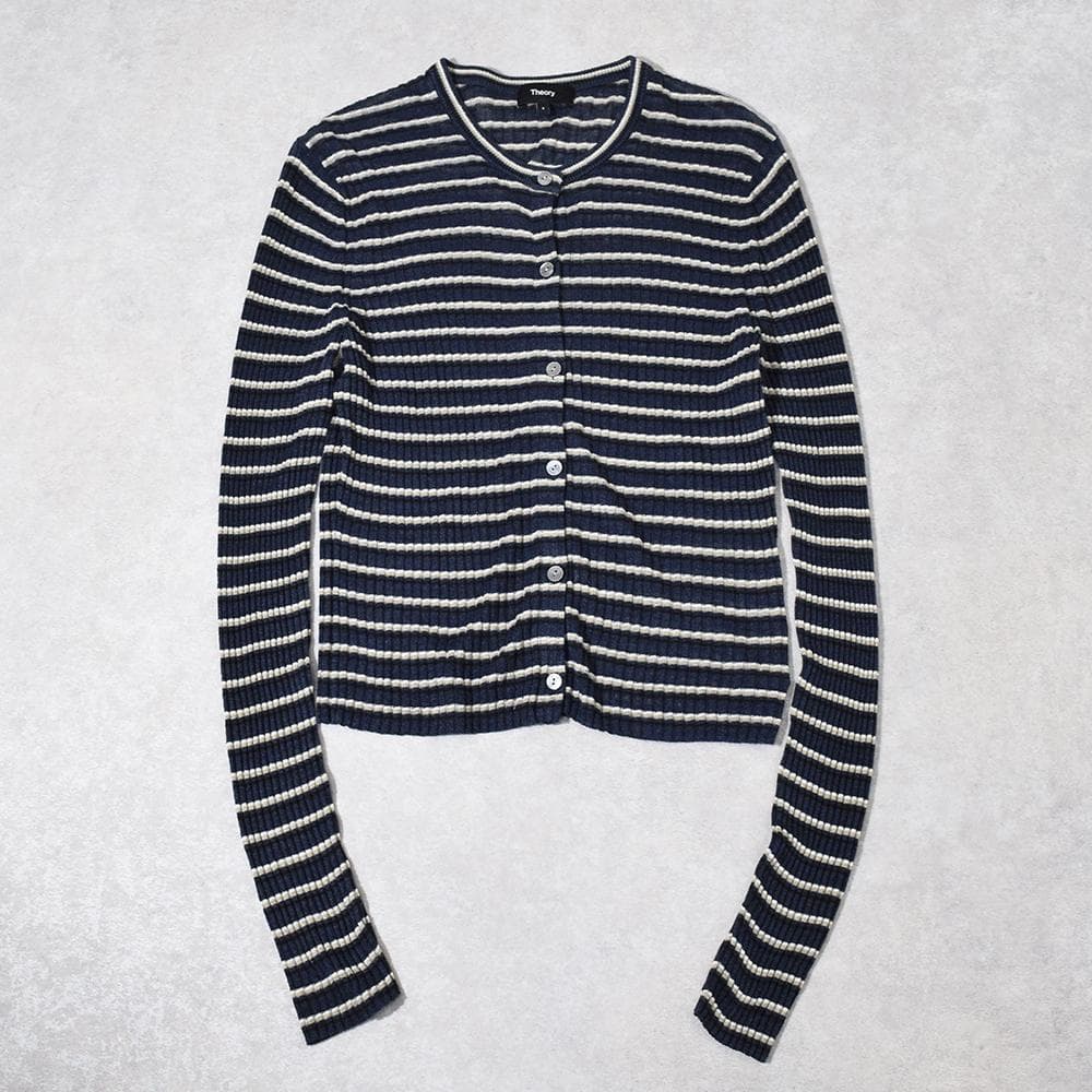トップス 25SS Theory NEO SAG HARBOR CROP CARDI S