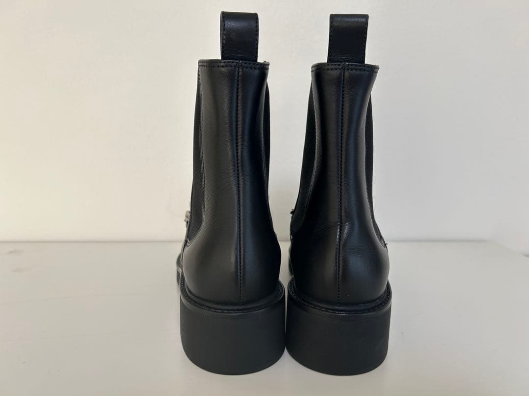 新品✨GUCCI ブラック サイドゴアブーツ　24.0cm