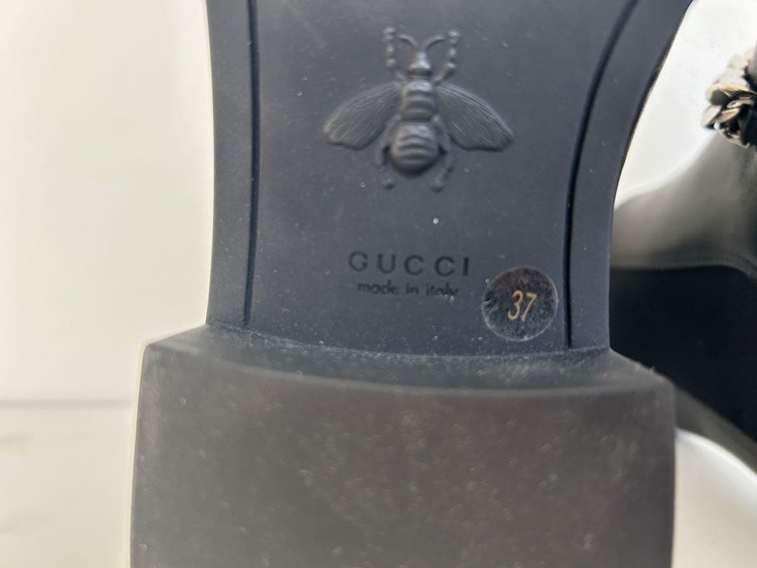 新品✨GUCCI ブラック サイドゴアブーツ　24.0cm