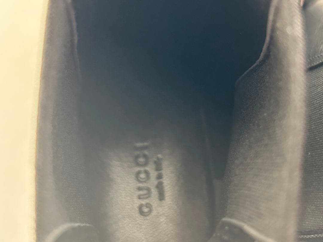 新品✨GUCCI ブラック サイドゴアブーツ　24.0cm