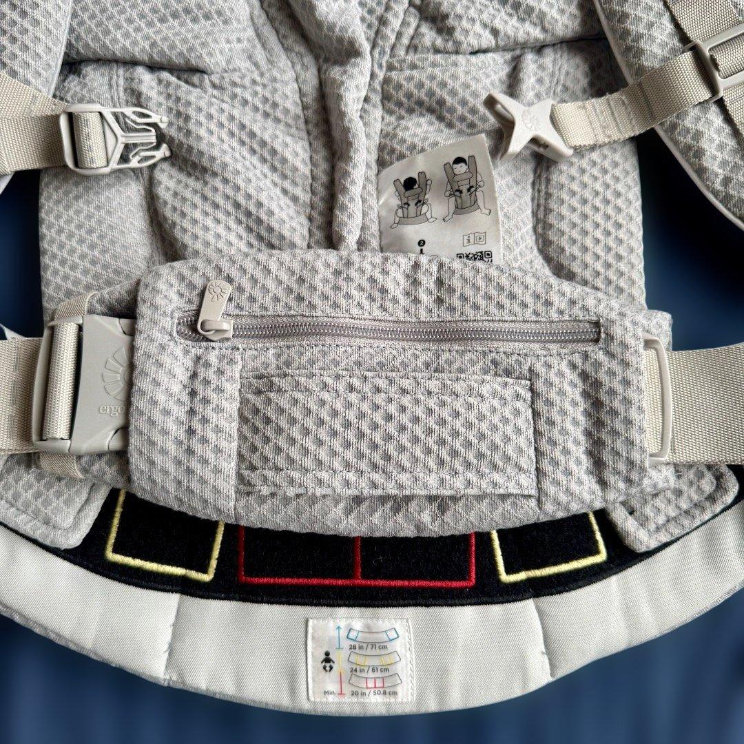 エルゴベビー OMNI Deluxe Mesh 抱っこ紐 パールグレー