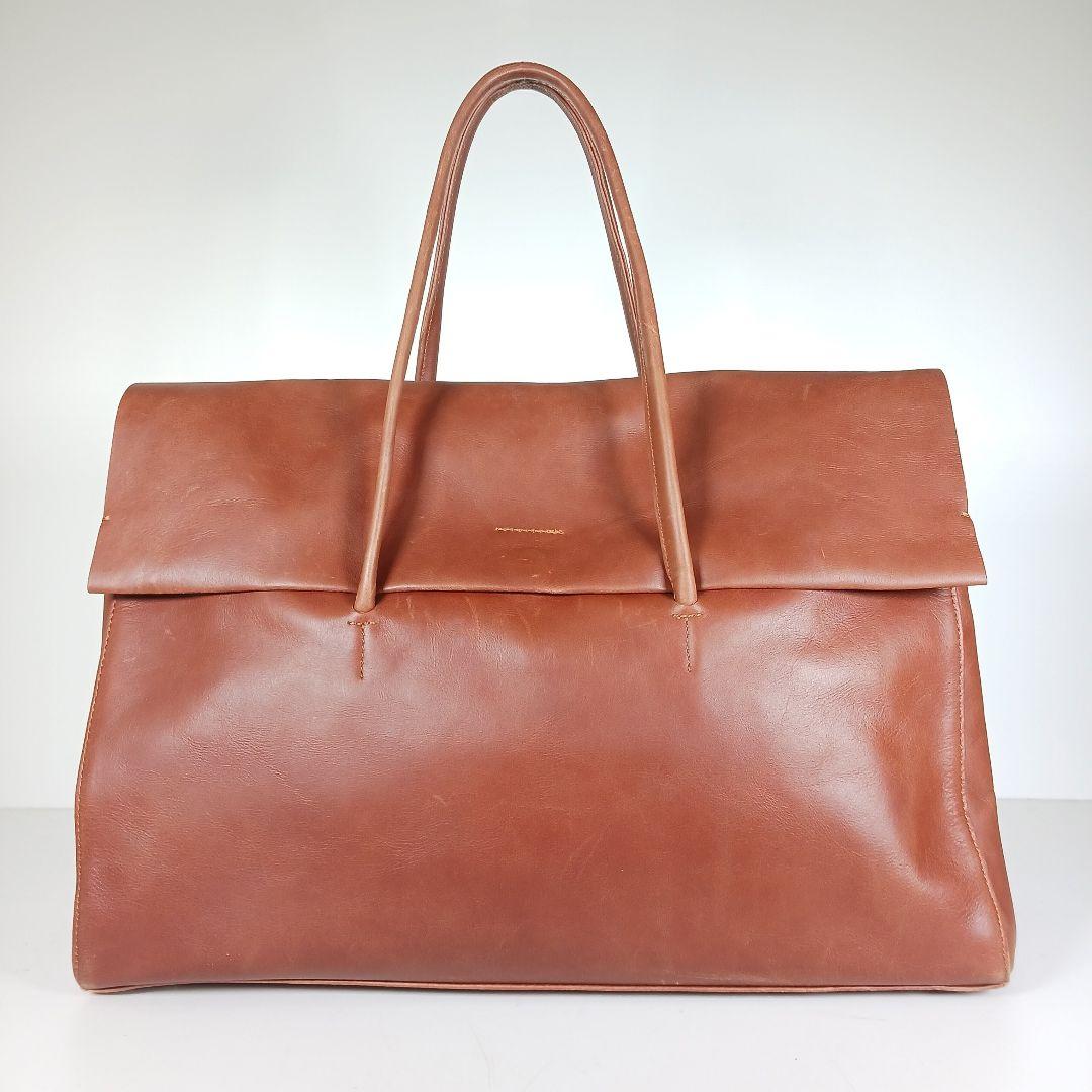 ✨美品✨現行品✨Hoaw.　ハァウ　ヴィンテージ加工フラップボストン　大容量