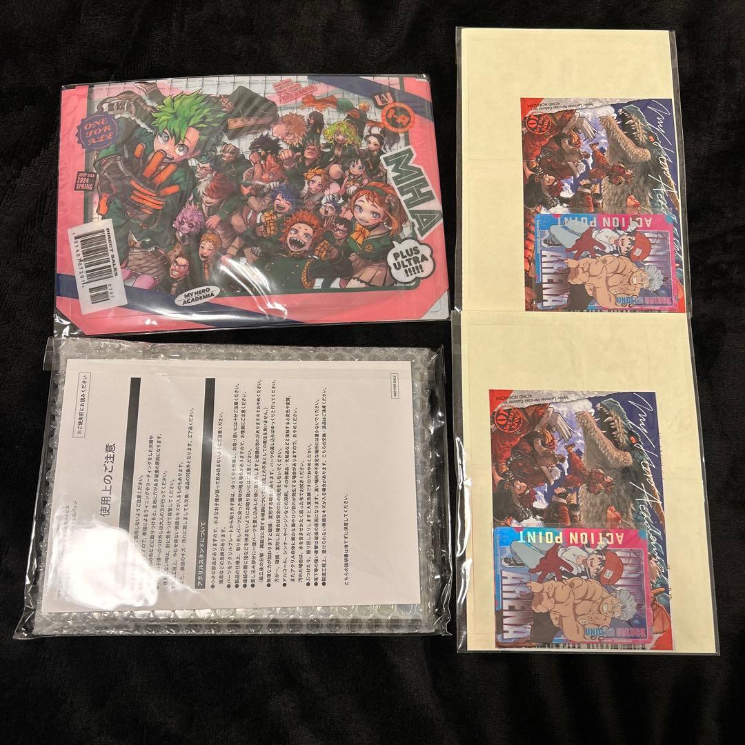 ヒロアカ ジャンプGIGA 2024 SPRING アクリルスタンド＆缶バッジ