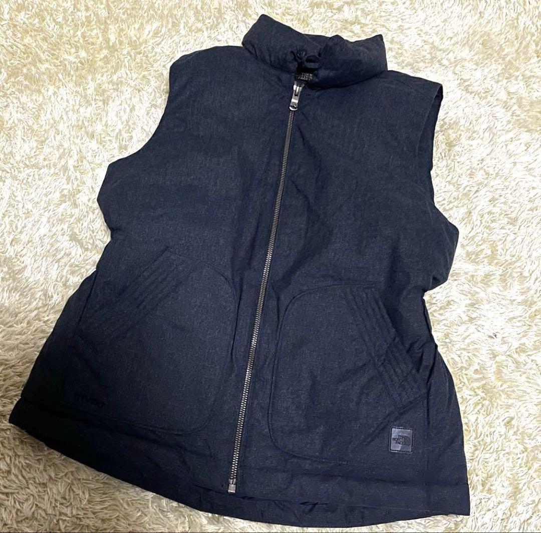 ノースフェイス　ダウンベスト　モデラート　ホワイトレーベル　XL　黒　韓国105