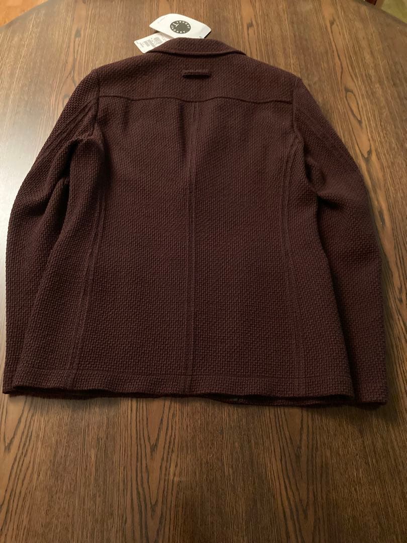新品タグ付T-JACKET バーガンディジャケット made in italy