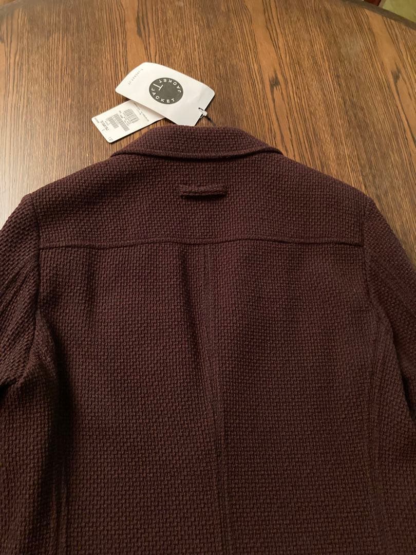 新品タグ付T-JACKET バーガンディジャケット made in italy