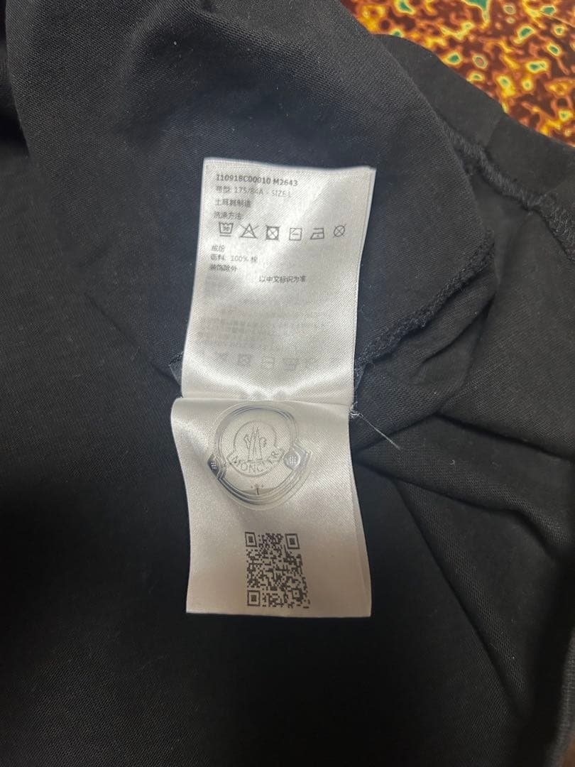 MONCLER キャラクターグラフィック Tシャツ ブラック