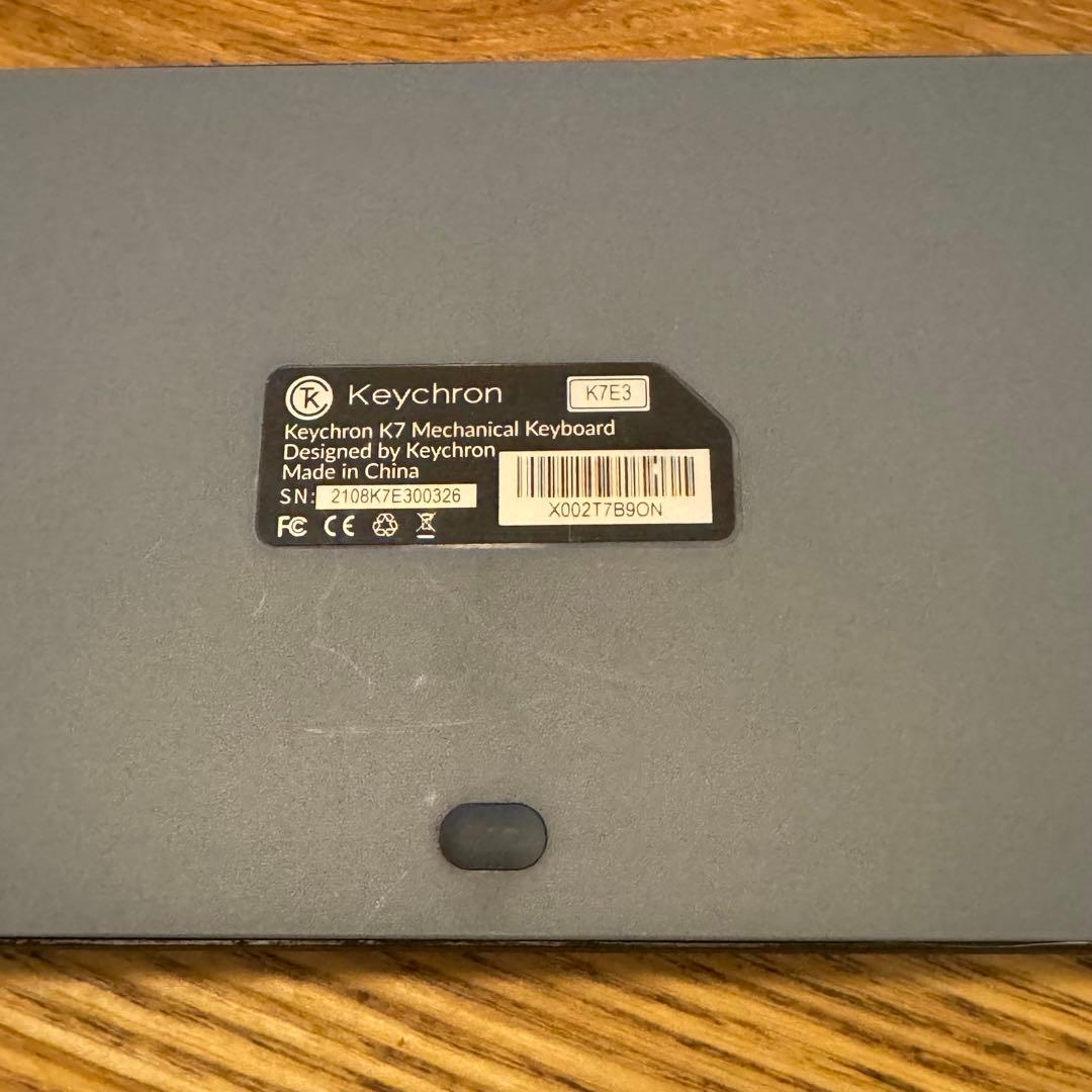 Keychron K7 US配列 茶軸 K7E3
