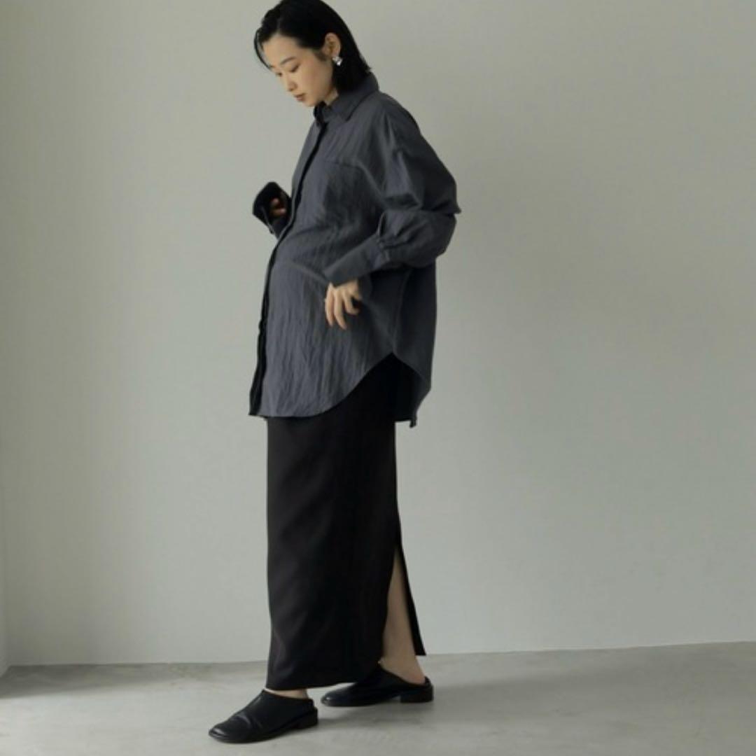 anuke Reha. tuck maxi skirt マタニティ