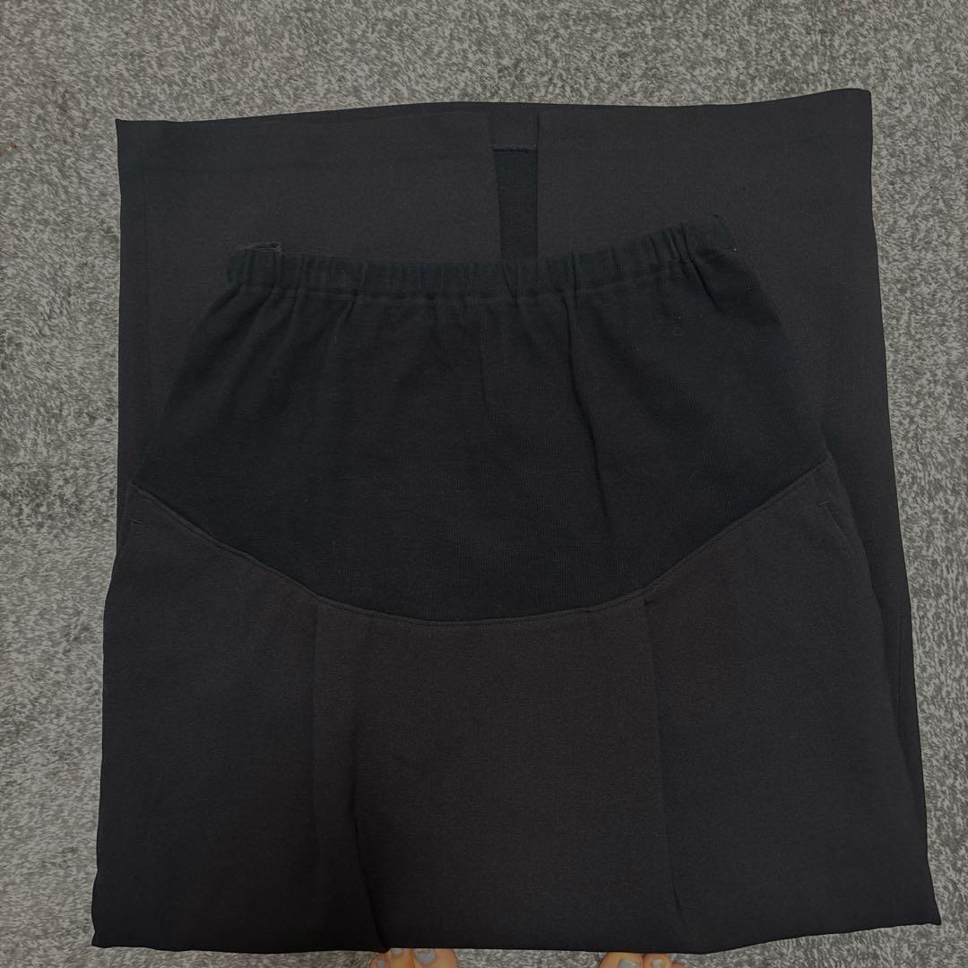anuke Reha. tuck maxi skirt マタニティ