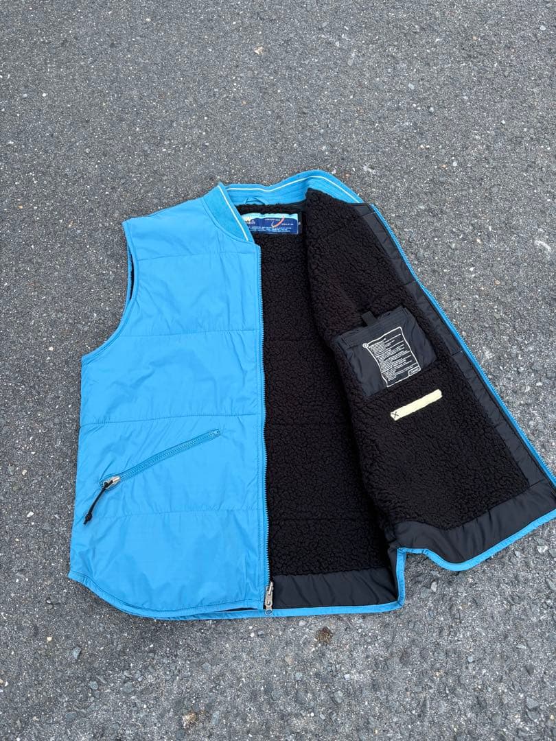 BURTON 90s フリースナイロンベスト　スノーボード