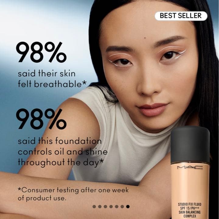 MAC スタジオフィックスフルイッド NC20 リキッドファンデーション 46個
