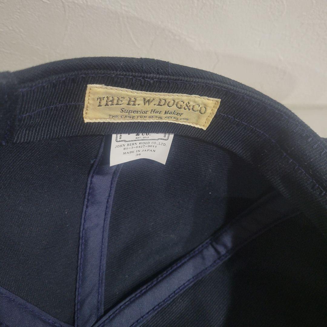 THE H.W.DOG&Co. トラッカーキャップ ネイビー サイズ36