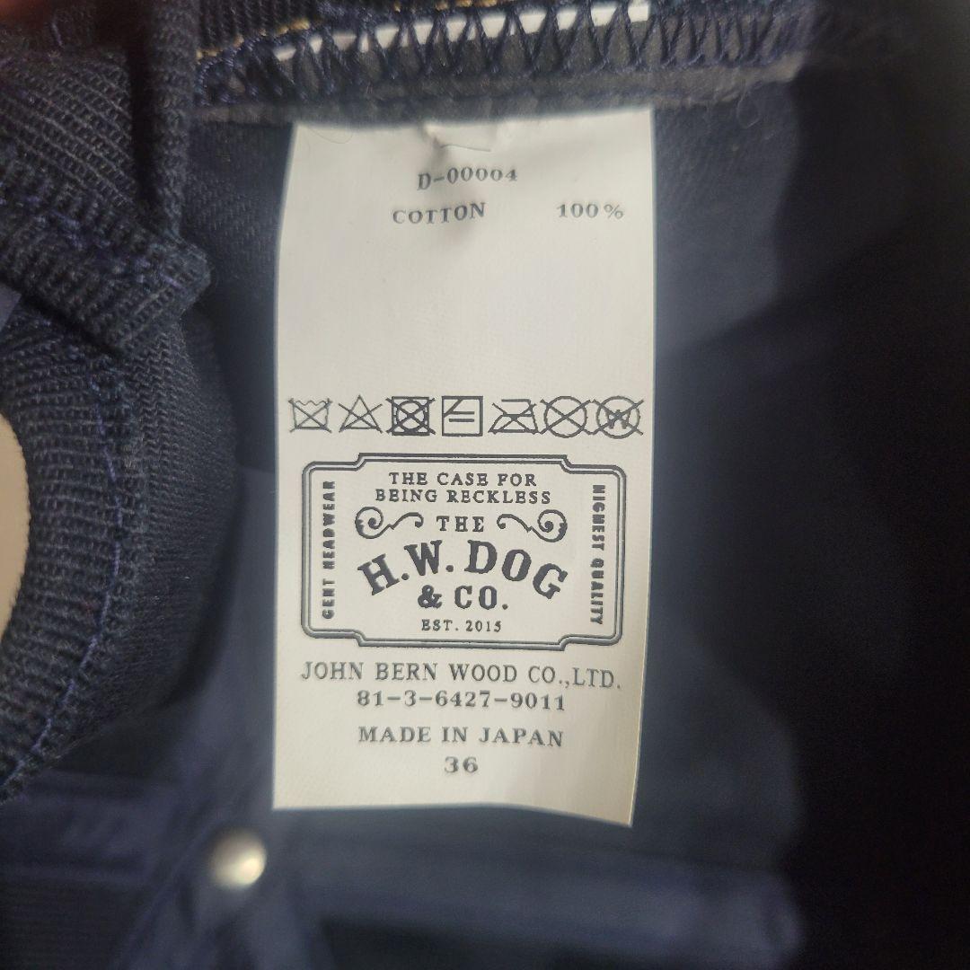 THE H.W.DOG&Co. トラッカーキャップ ネイビー サイズ36