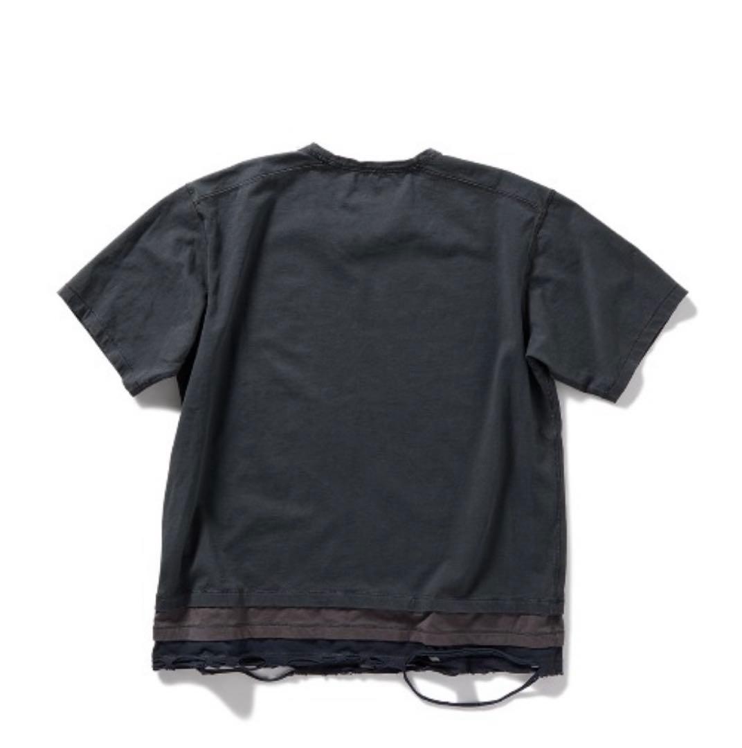 トップス PERVERZE DISTRESS Step Layered T-Shirt