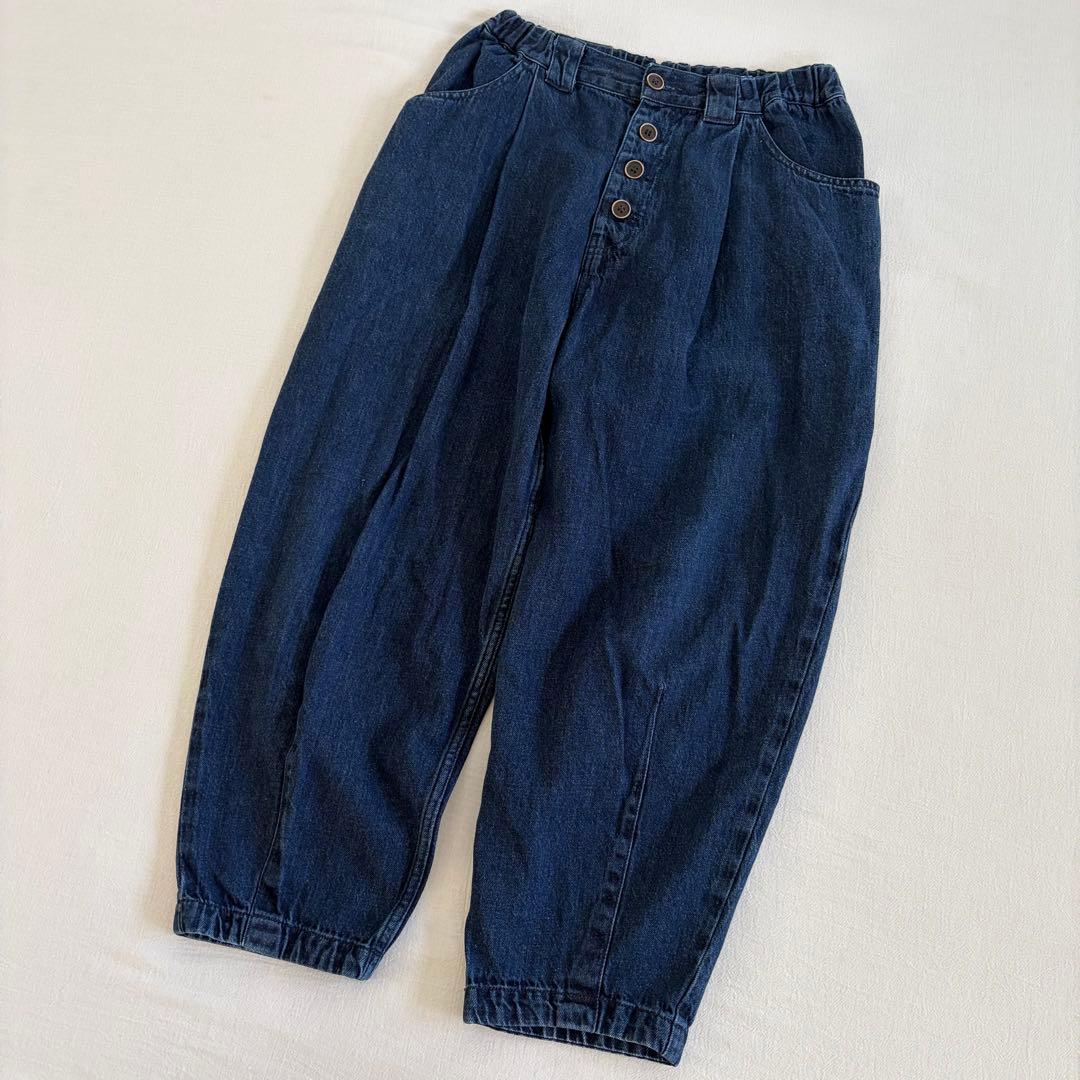 tumugu： ツムグ ▲∵゜ 10oz コットンリネンデニムパンツ　日本製