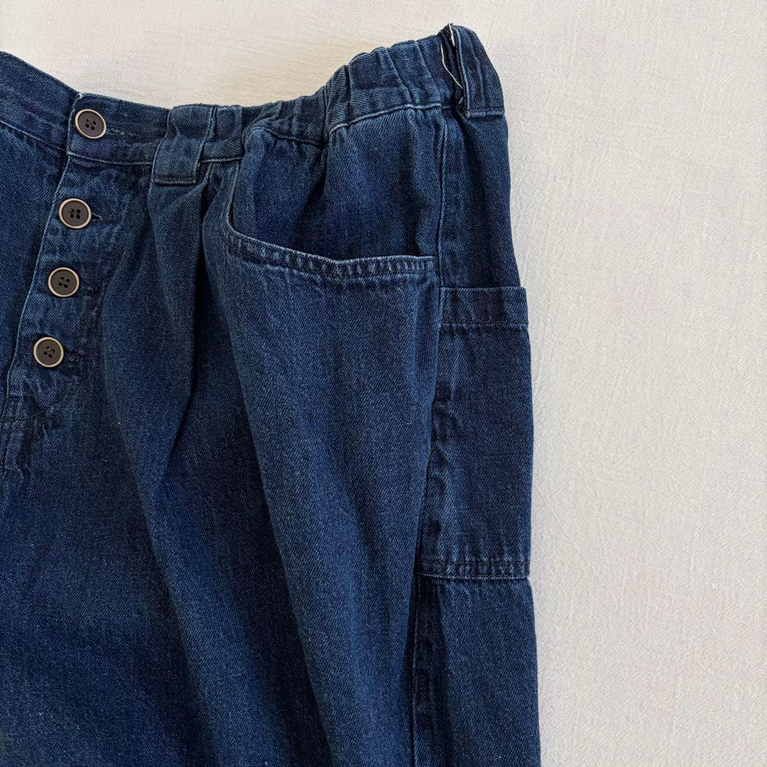 tumugu： ツムグ ▲∵゜ 10oz コットンリネンデニムパンツ　日本製