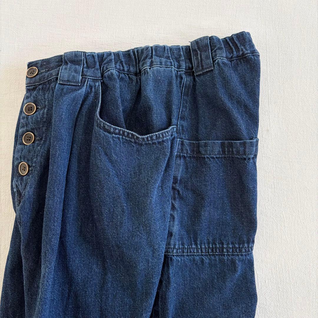 tumugu： ツムグ ▲∵゜ 10oz コットンリネンデニムパンツ　日本製