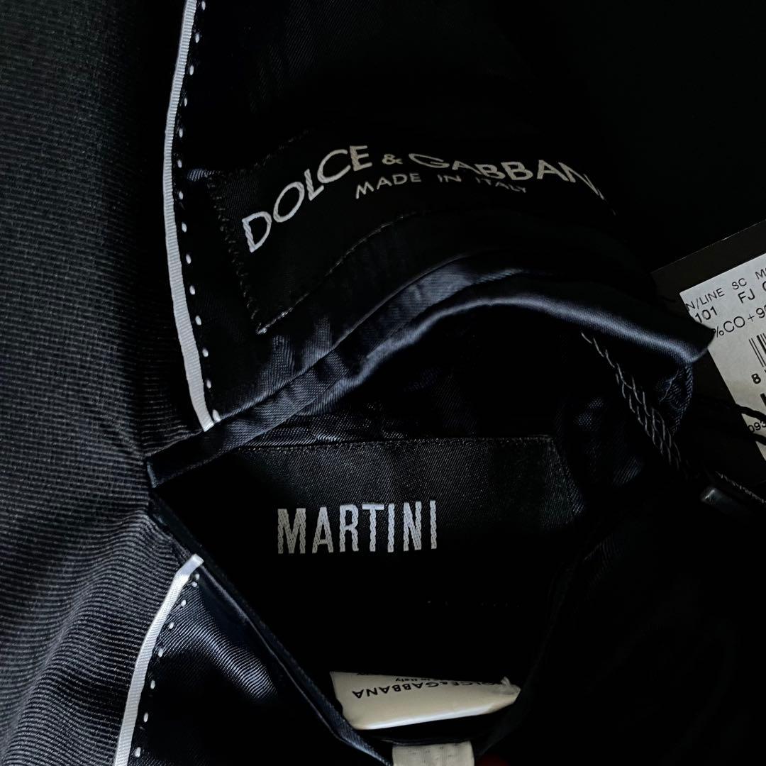 未使用/光沢★ドルチェ&ガッバーナ　MARTINI シルク　テーラードジャケット