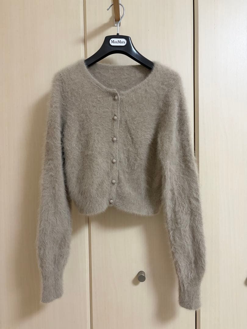 【LOULOU WILLOUGHBY】美品⁂クルーカーディガン