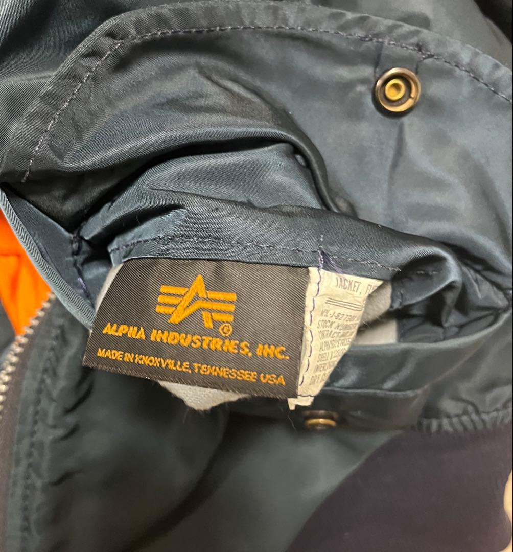 ALPHA アルファ MA-1 古着 フライトジャケット サイズ S