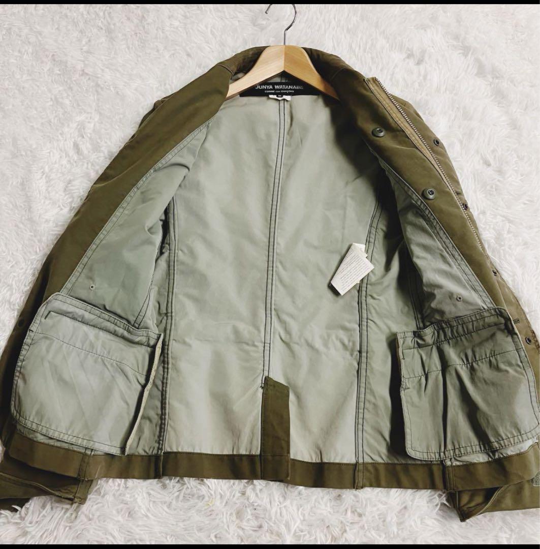 06AW ジュンヤワタナベ　ミリタリージャケット　コムデギャルソン　再構築　XS