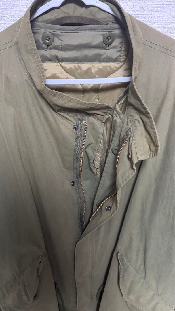 M-65 / M-51 サンプル品 フィッシュテール モッズコート オリーブ