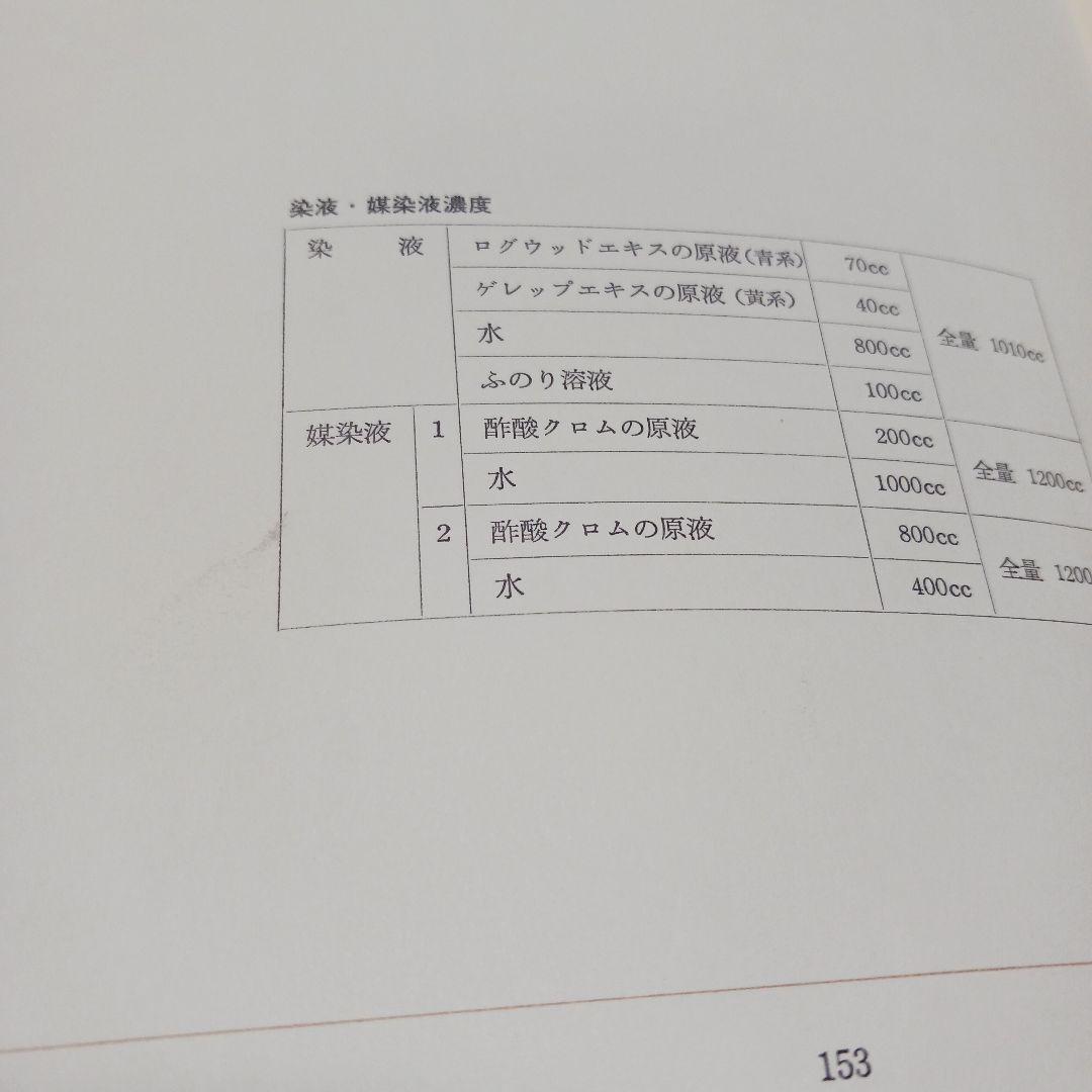 萩野彰久著 草木染きものの色 染織と生活社