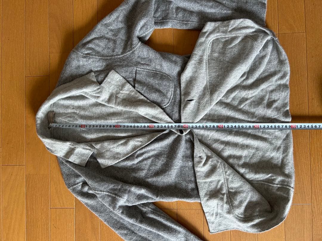 クルチアーニ　ウール　グレー テーラードジャケット