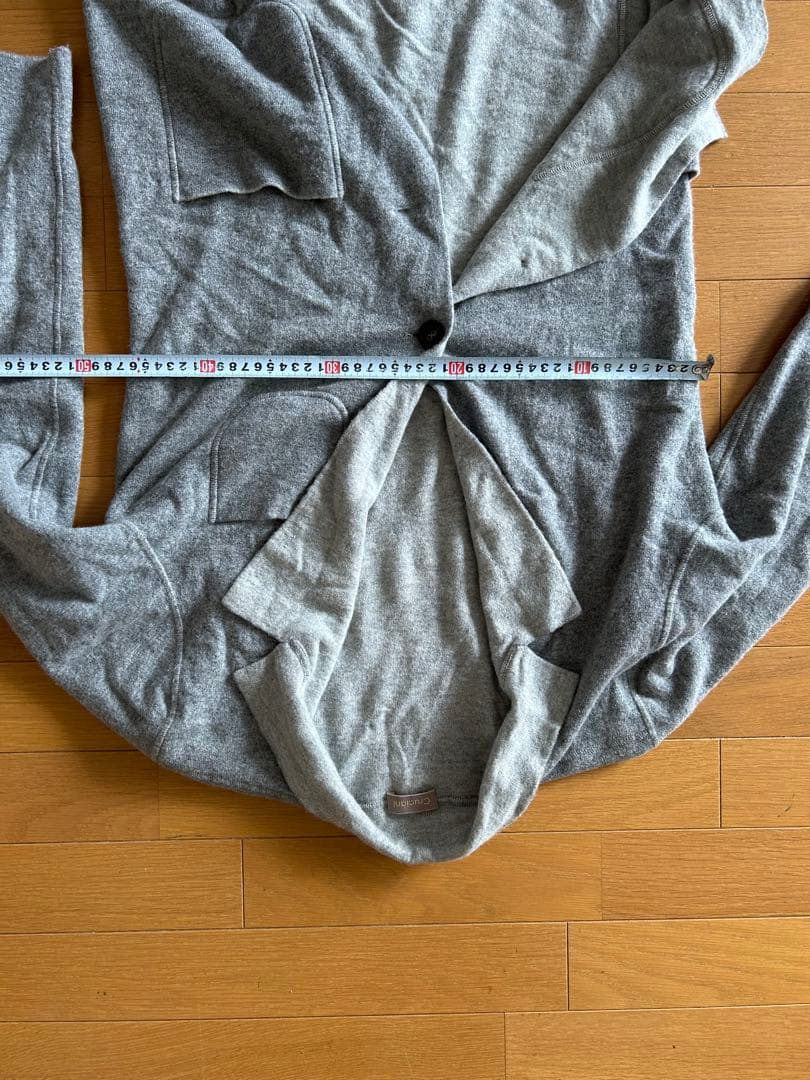 クルチアーニ　ウール　グレー テーラードジャケット
