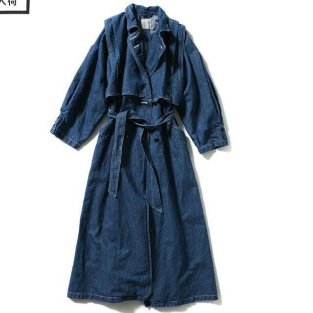 May様☆新品タグ付き fill the bill デニム トレンチコート