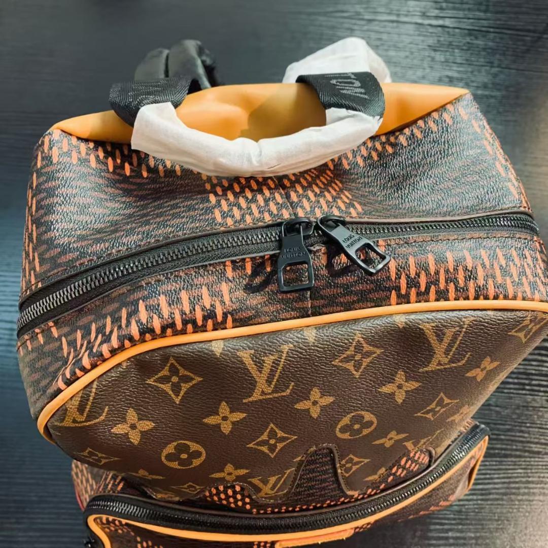 LV×NIGOコラボキャンバスバックパック N40380ダミエエベヌ2020限定