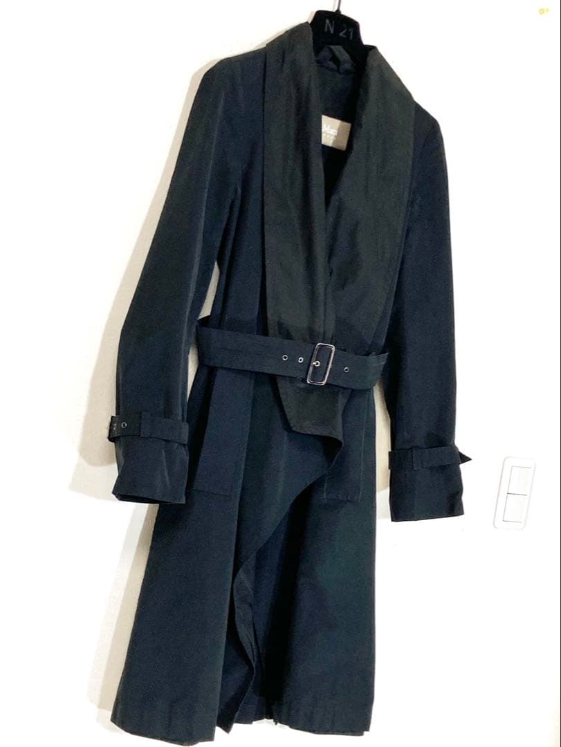 MaxMara マックスマーラ ロング　トレンチコート　黒　M コート　美品