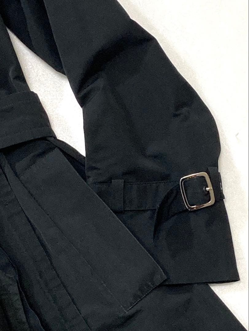 MaxMara マックスマーラ ロング　トレンチコート　黒　M コート　美品