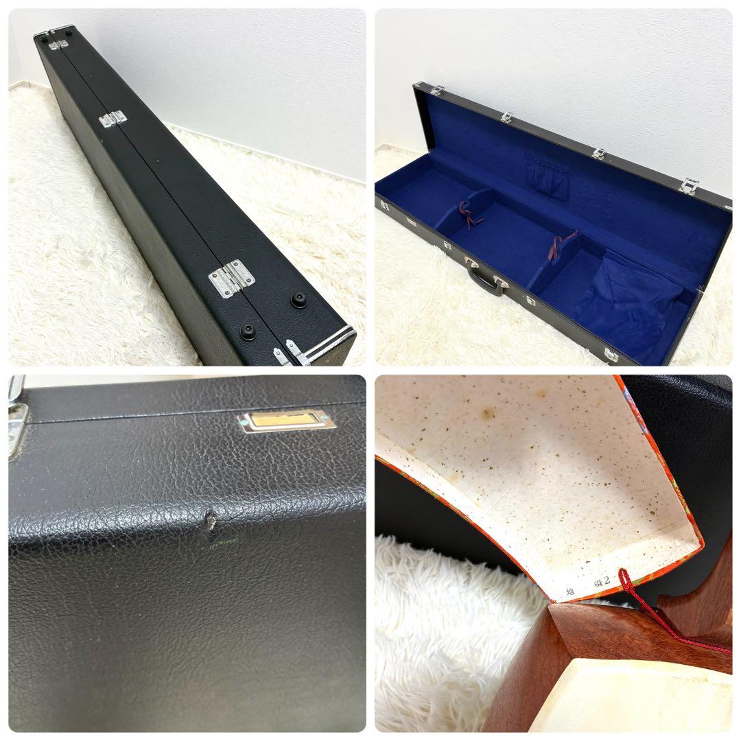 【中棹】三味線 本体一式 ハードケース付 現状品