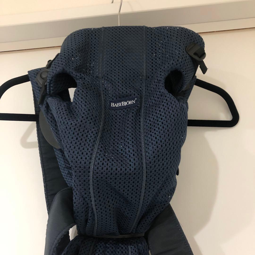 新品　BABYBJÖRN ベビーキャリアミニ ネイビー　MINI メッシュ